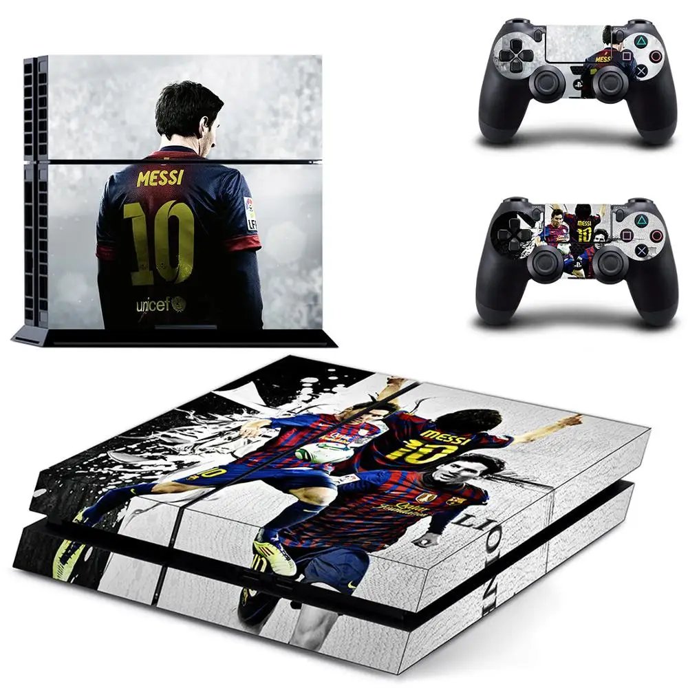 DPTM1474 Lionel Messi PS 4 стикер s PS4 Виниловая наклейка для кожи Play station 4 Pegatinas Adesivo для консоли playstation 4 и 2 контроллера - Цвет: DPTM1474
