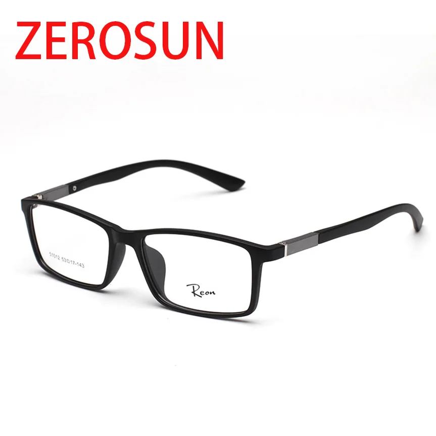 Zerosun TR90, оправа для очков, для мужчин и женщин, весенние шарнирные очки, мужские очки для близорукости, диоптрий, получение оптических очков, прозрачные линзы