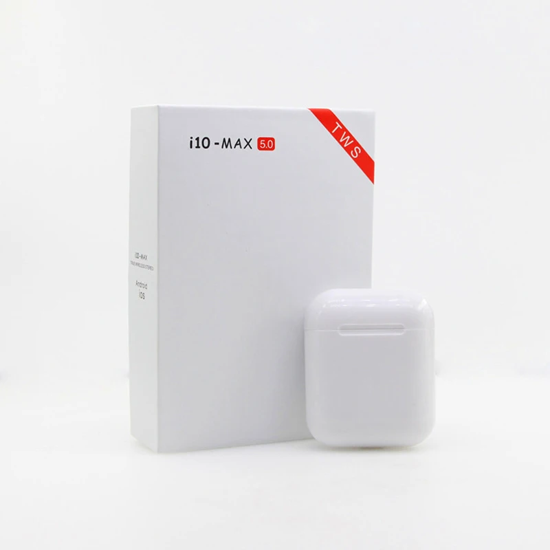 I10 max tws Bluetooth наушники всплывающие Беспроводные наушники с сенсорным управлением бас стерео гарнитура Мини наушники PK I10 I12 I18 I200 10 шт - Цвет: I10 max TWS earphone