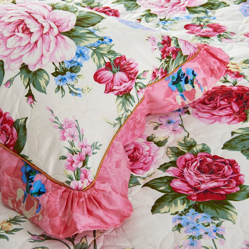 Cotton Soft Bedclothes Queen King size Bedding Sets Quilted Thick Bed spread Duvet Cover Bed Sheet set Pillowcase 4/6Pcs
