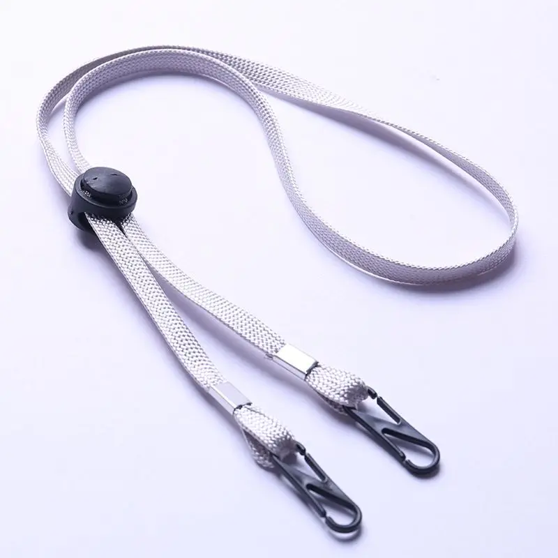 

100Pcs Adjustable Ear Straps Anti-Slip Ear Loop Extension Straps Ear Hook Straps Removable Elastic Hat Cord Fasteners