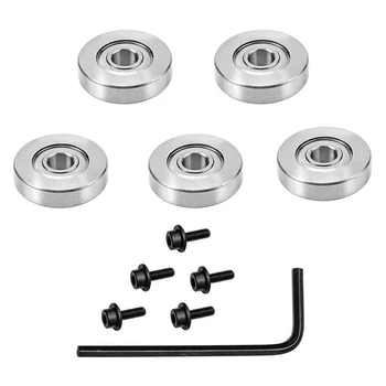 

11Pc Router Bit Top Bearings Accessory Kit Ball Bearing for Router Bit -Interior:4.76MM Outer:19.05MM
