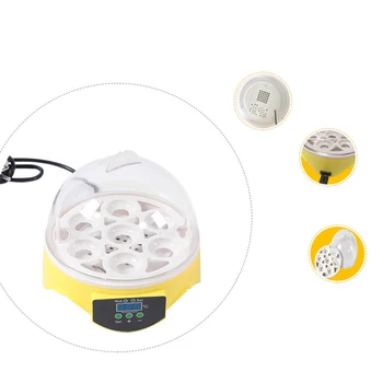

Mini 7 Eggs Automatic Egg Incubators Electronic Digital Incubator Turning Temperature Control For Chickens Ducks Goose Quails