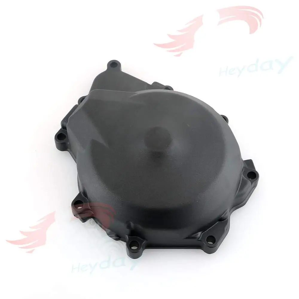 Алюминий статор мотоцикла крышка двигателя картера для YAMAHA YZF-R6 R6 2006- 07 08 09, 10, 11, 12, 13 лет - Цвет: Черный
