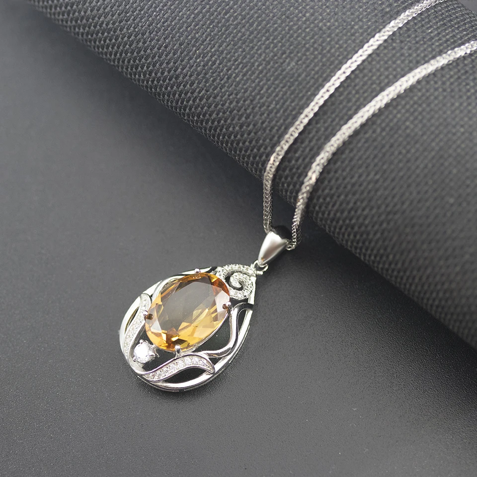 Bolai 5.3ct color change sultanit pendant necklace 925 sterling silver diaspore oval 14*10mm gemstone vintange jewelry women's