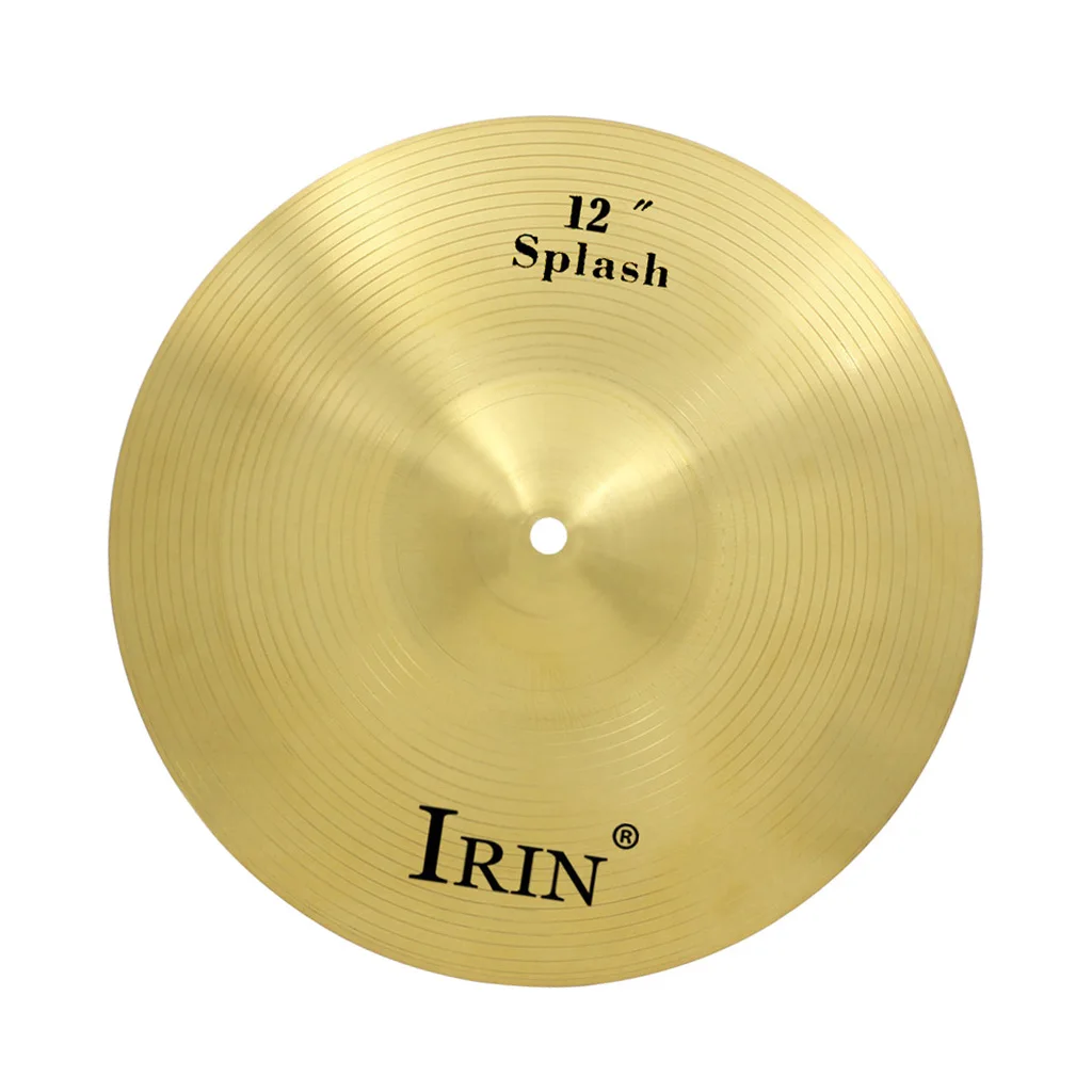 12 Inch Brass Crash Cymbal Hi Hat Cymbals for Drum Percussion Instrument Set