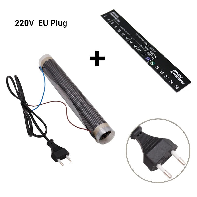 40 Watt Homebrew Electric Fermentation Wrap Heater 110v(UL) & 220V(EU) Plug For Homebrew Carboy Fermenter Bucket Beer Wine fermentation heater