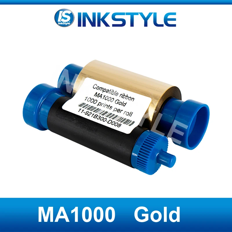 Magicard MA1000 GL Золотая печатная лента для Pronto Enduro3E Rio Pro карточный принтер 1000 печатные ленты