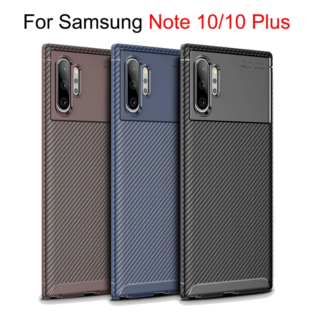 

phone case for samsung note 10 plus cover etui Protective Accessories on galaxy note10 10plus not 10 coque bag soft tpu silicone