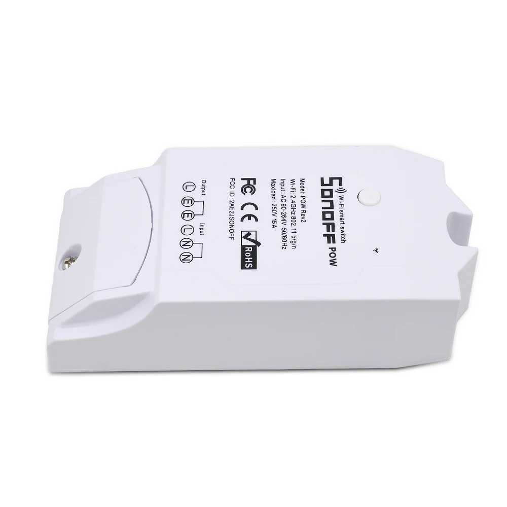SONOFF POW R2 ITEAD SONOFF Basic/RF/TH10/TH16/Dual/Mini/Pow r2 Wi-Fi пульт дистанционного управления беспроводной умный переключатель света таймер Поддержка Google Home Alexa - Комплект: SONOFF POW R2