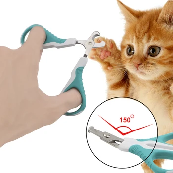 

HOOMIN Pet Nail Claw Cutter Dog Nail Clippers Cats Nails Clipper Trimmer Pet Claws Supplies Stainless Steel Grooming Scissors