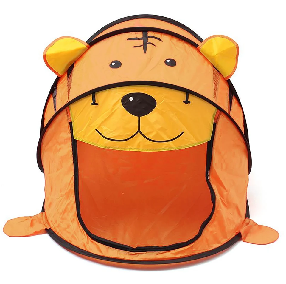 IMBABY складные детские игрушки палатка медведь тигр на открытом воздухе большие всплывающие игрушки палатки забор для детей мяч бассейн игрушечный театр