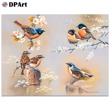 

Diamond Painting 5D Full Square/Round Drill Bird 3D Daimond Embroidery Painting Cross Stitch Mosaic Crystal Pic Wall Art M823