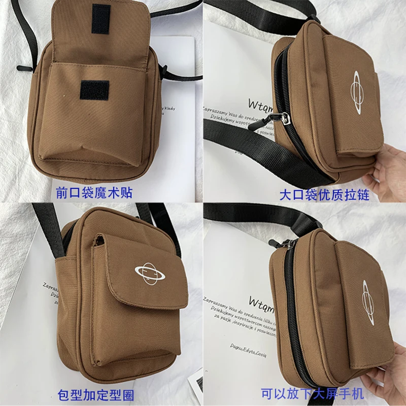 Women Canvas Bag Japan Style Girl Small Shoulder Bags Korean Fashion Casual Female Messenger Crossb - 4000020266047