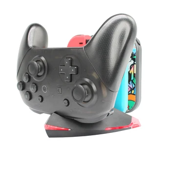 

Charging Dock Station Controller Charging Holder Stand with LED Indicator for Switch for N-S Controller Charger