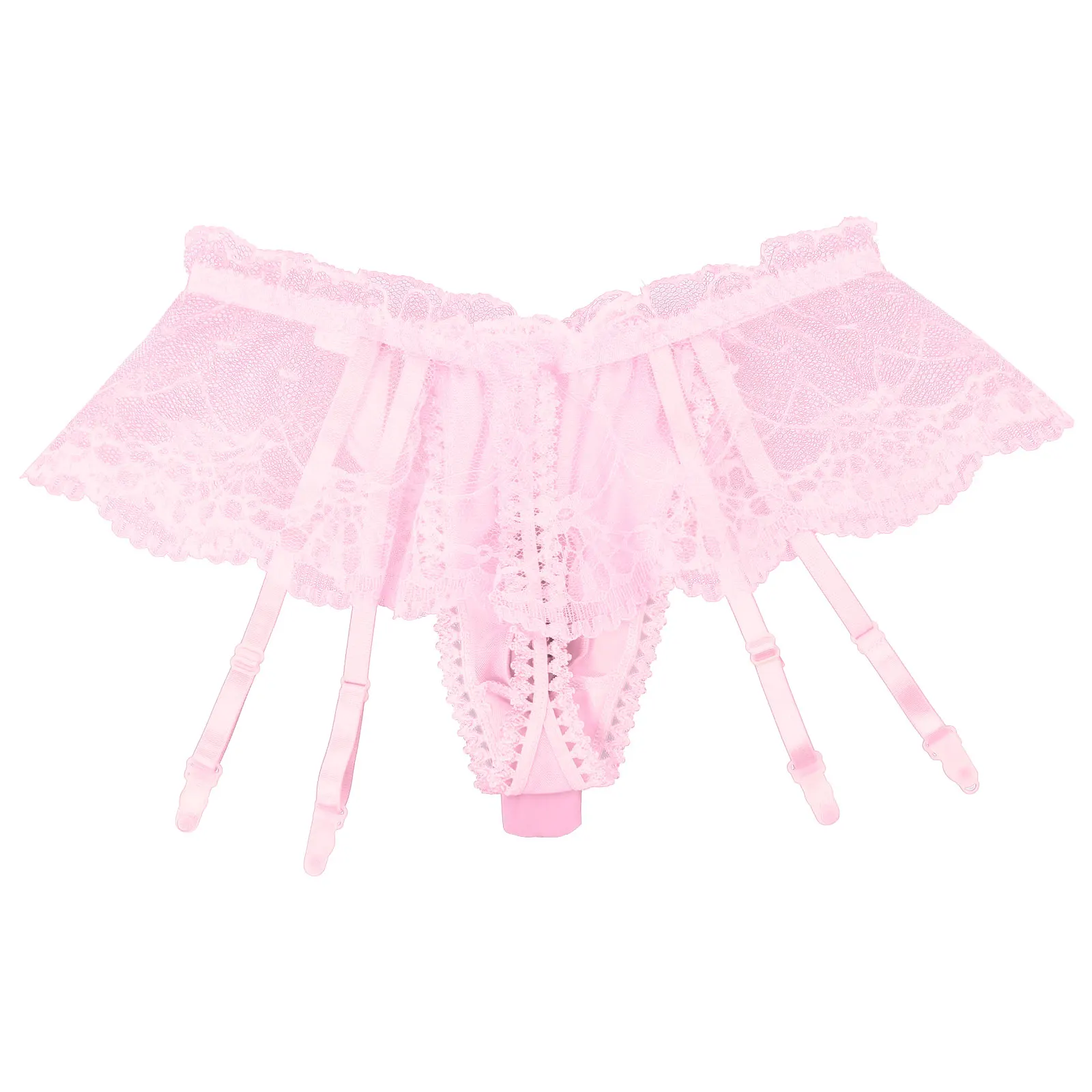 Men's Sexy Lace G-String Pouch Panties