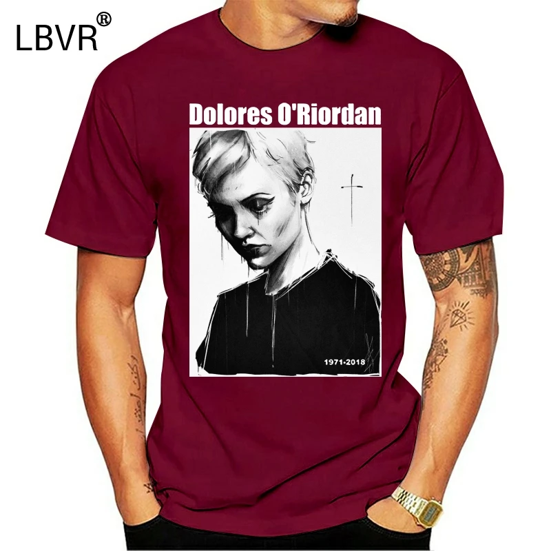 Мужские классические футболки Dolores O Riordan модные с принтом клюквы | Мужская одежда