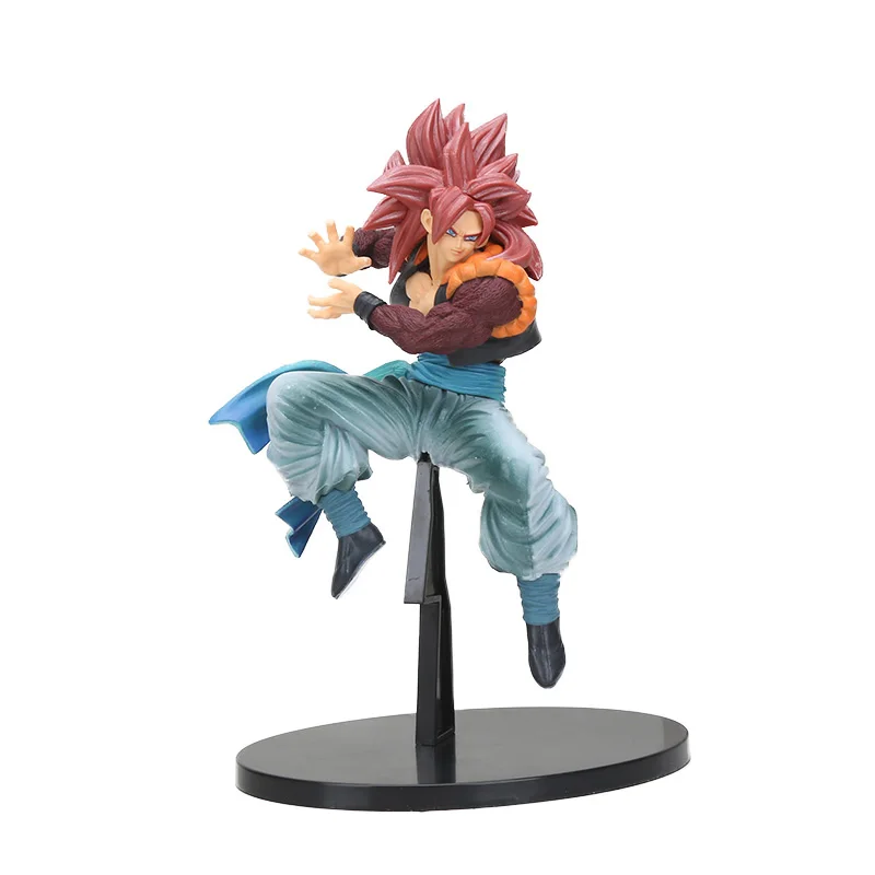 20cm gogeta 10-26 см Dragon Ball Z красный Сон Гоку Вегета SS4 ПВХ фигурка Gogeta Dragonball GT Super Saiyan 4 Коллекционная модель игрушки куклы - Цвет: 20cm gogeta