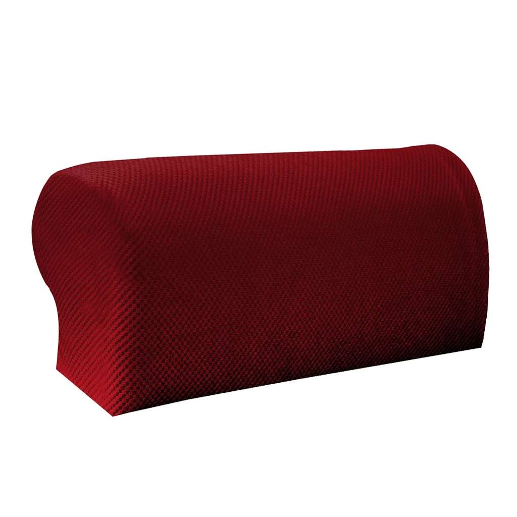 1 Pair Pixel Anti-slip Elastic Sofa Armrest Covers Armchair Slipcovers Protector Anti-dirty Sleeve Sofa Armchair Slipcovers