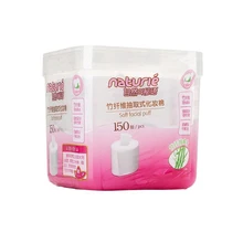 Premium Bamboo Paper Roll for Face 150 Count Makeup Remover Pads  Lint-Free Gentle to Skin Liquid Saving Deep Cleaning Paper