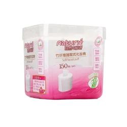 Premium Bamboo Paper Roll for Face 150 Count Makeup Remover Pads  Lint-Free Gentle to Skin Liquid Saving Deep Cleaning Paper