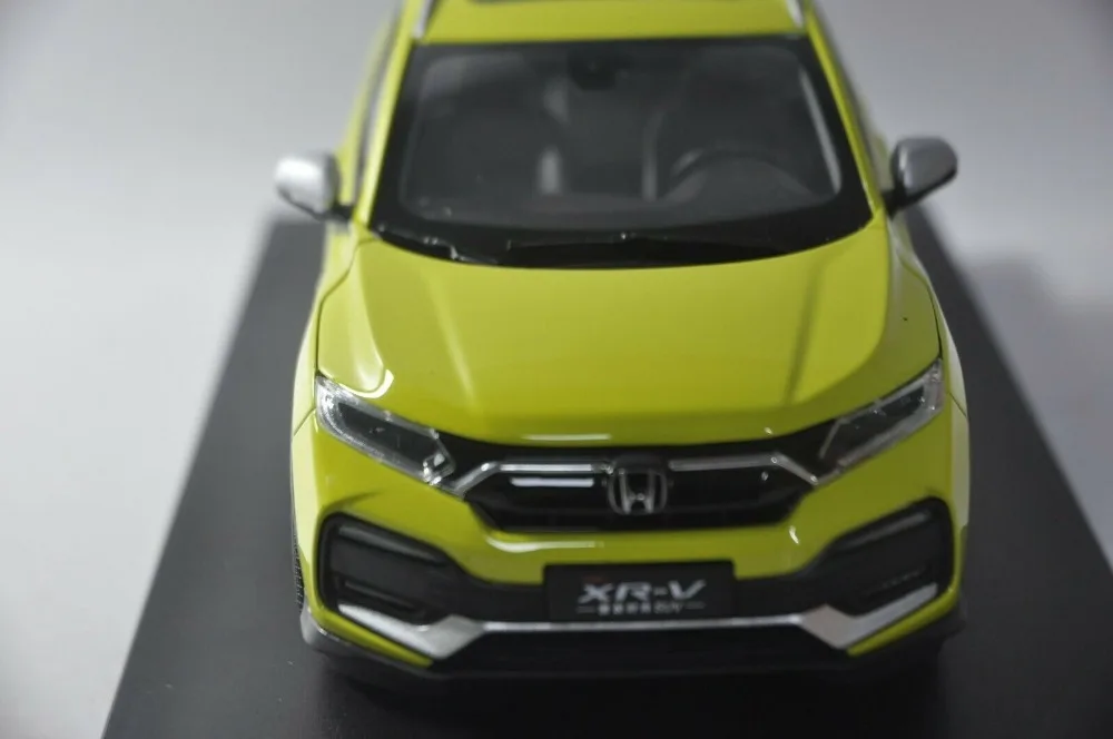 1:18 литье под давлением модель для Honda XRV XR-V 2019 зеленый внедорожник Игрушечная машина из сплава миниатюрная коллекция подарки XR V