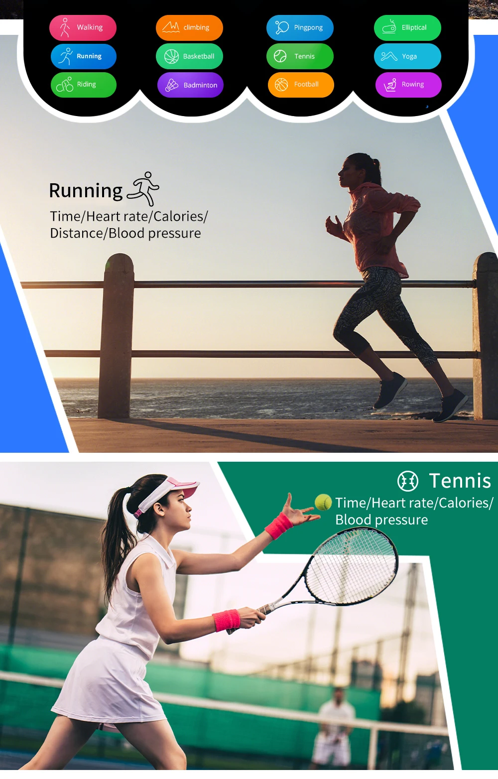 Fitness Tracker Bluetooth Smart Watch Heart Rate Monitor multi-sports mode ip68 Waterproof outdoor use phone Watch for Android