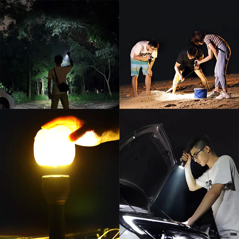  XIAOMI Youpin NexTool Rechargeable Flashlight 2000lm 380m 5 Modes IPX7 Waterproof LED light Type-C 
