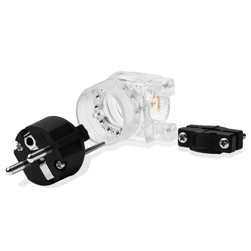 Ataudio em Forma de l Tomada de Alimentação de Alta Conector de Alimentação da ue + Conector Qualidade Fêmea um Par Iec - Image 5
