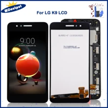 Bloc écran tactile LCD de remplacement avec châssis, 5.0 pouces, pour LG K9 X2 X210, Original=