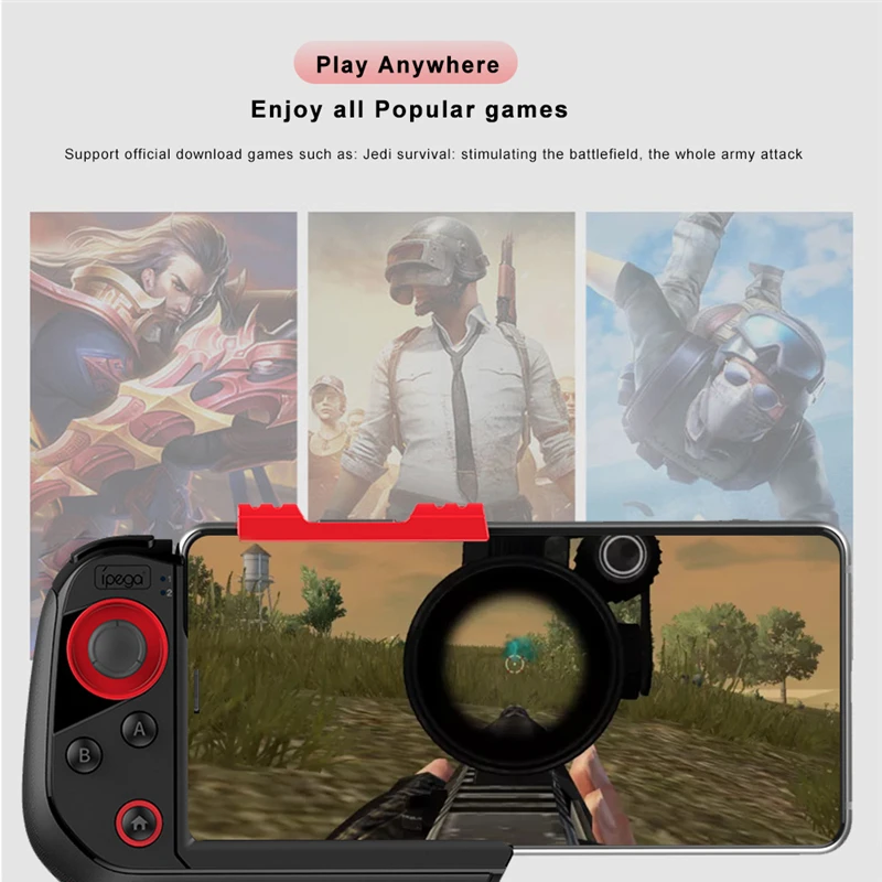  iPEGA PG 9121 Pubg Wireless Bluetooth Game Controller Joystick Multimedia Gamepad for Games Android