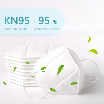 

5 Pcs/Bag KN95 Face Mask PM2.5 Anti-Fog Strong Protective Mouth Mask FFP3 Respirator Reusable Earloops Masks