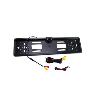 

License Plate Frame Car Rear View Camera Waterproof Night Vision Reverse Backup Camera Led Light Parking System