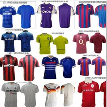 AC Milan RONALDINHO camisa de futebol 2009 2010 ретро футбольные майки MALDINI 09 10 футбольная рубашка BECKHAM maillot de foot