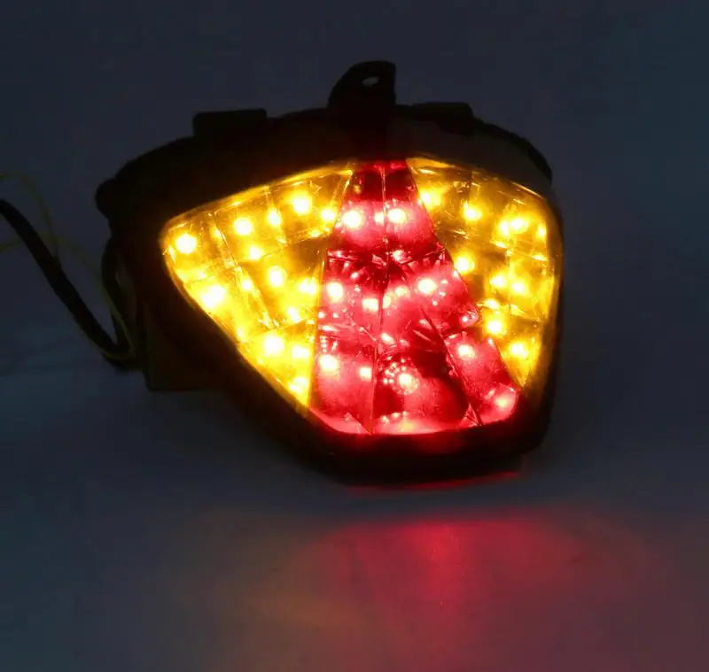 

Motorcycle Rear Tail Stop Brake Integrated LED Taillight Brake Lamp Turn Signal Indicator Light for HONDA CBR250R 300R 300F R25