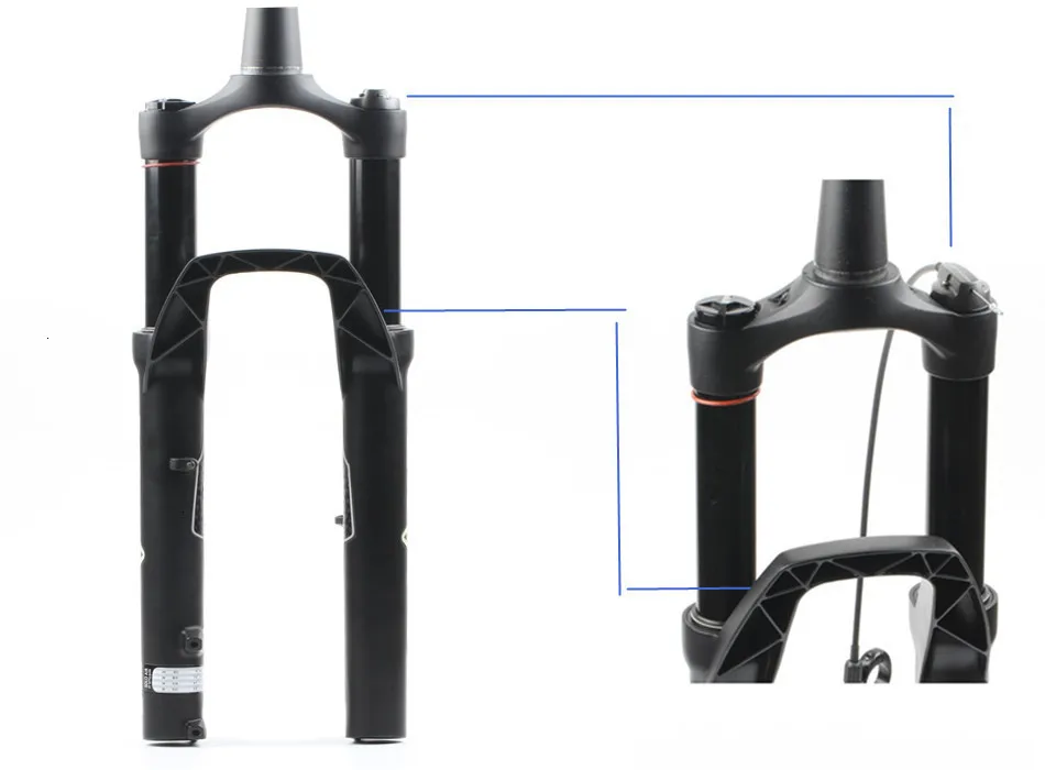 HIMALO Велосипедная вилка 27,5/29ER вилка задний мост воздушная Велосипедная вилка mtb масло для подвески и газовая вилка для Manitou Machete Comp