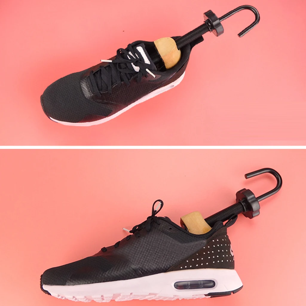 Unisex Cedar Wooden Boots Shoes Tree Stretcher Shaper Keeper Adjustable 2 Way