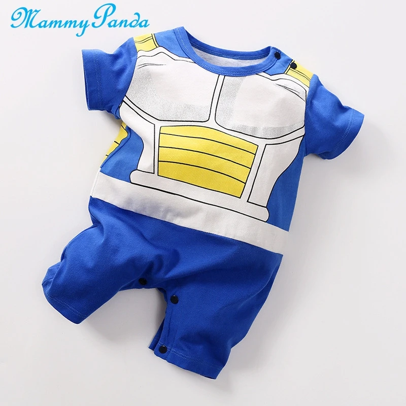 MPANDA Dragon Ball Vegeta комбинезон для младенцев мальчиков девочек детская одежда боди