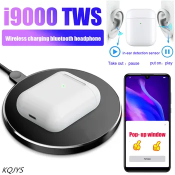 

KQJYS i9000 TWS Wireless Charging Bluetooth 5.0 Earphone Stereo 3D TWS Bluetooth Headphone Wireless Headset Earbuds PK i500 i200