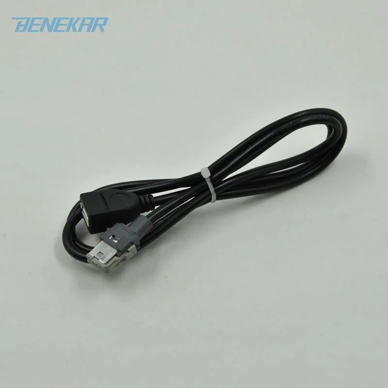 

Benekar USB Aux Cable For Peugeot 207 307 308 407 Citroen C2 C3 C4 RD9 RD43 RD45 Radio