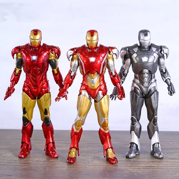 

Marvel Iron Man 3 Mark XXI MK 21 PVC Action Figure Collectible Model Toy with LED Light
