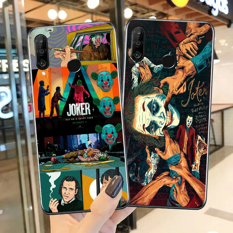 Black Joker Joaquin Phoenix movie Soft Silicone TPU Phone Covers Case for Huawei P40 P30 P20 P10 P9 Lite Pro P8 2017 Copue | Мобильные