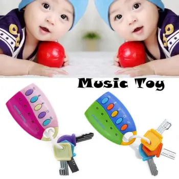 

Children's Simulation Remote Control Car Key Lock Educational Toy Colorful Flash Car Voices Keys Play Toys Baby Car Toys