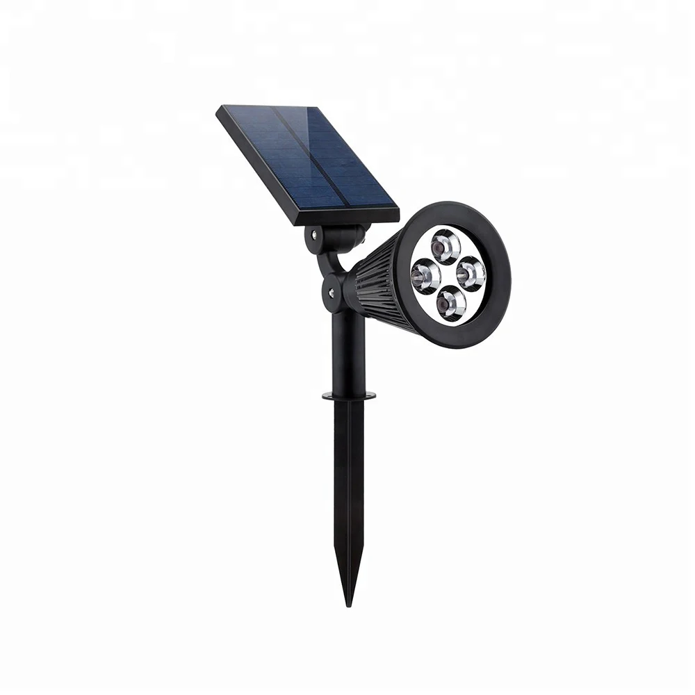 

JLAPRIRA LIGHTING 4LED RGB color LED Solar Lawn Light Courtyard Garden Wall light Spike Light