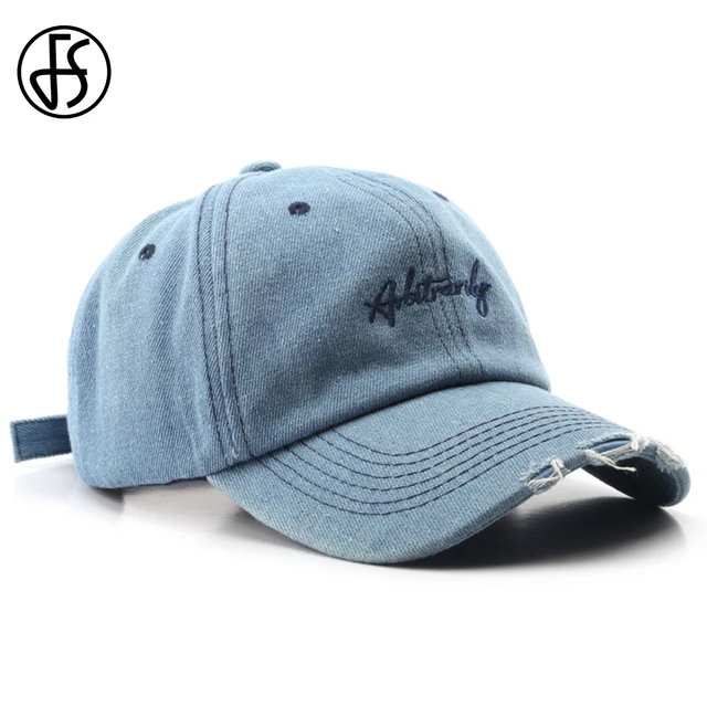 Buy Blue Denim Baseball Cap for Men