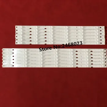 

100% New 12pcs/Kit LED strips for PROS CAN 55 TV PLED5529A C A1403 PLDED5515 B UHD A1602 PLDED5515 B UHD A1605
