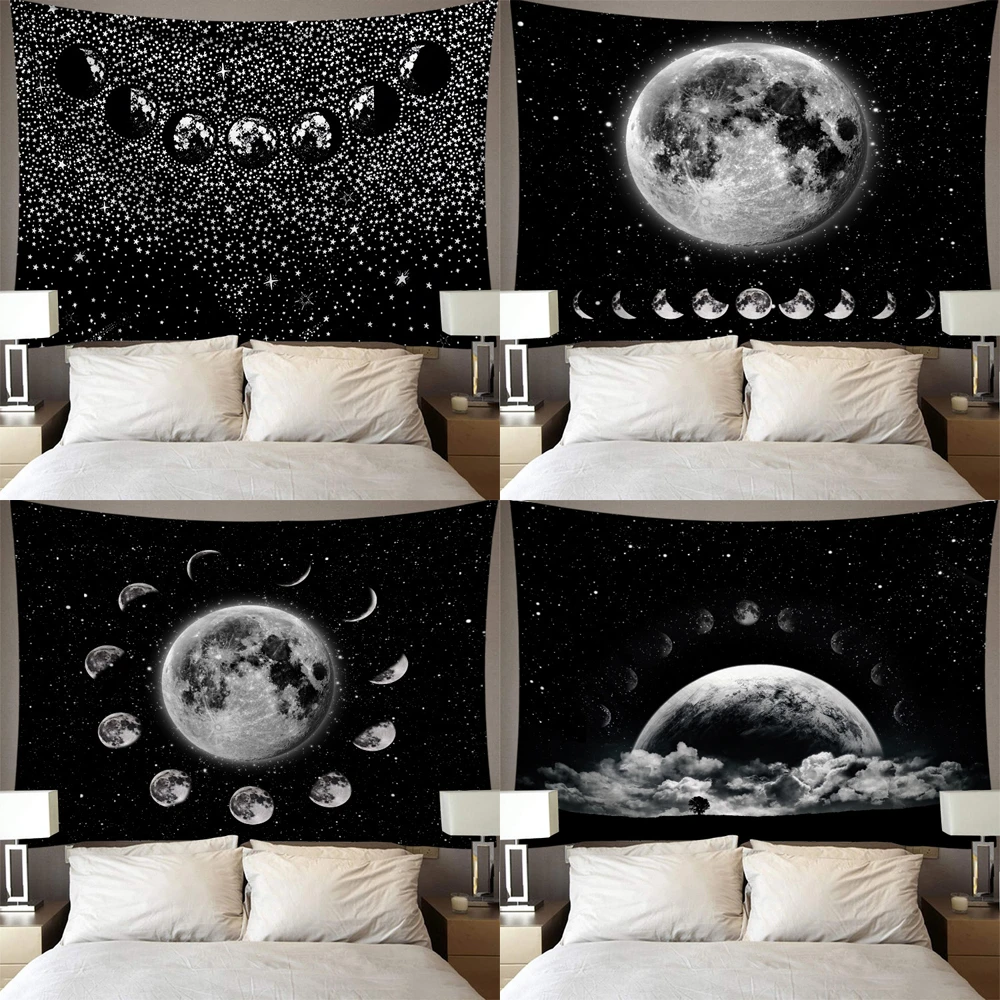 

Tapestry Wall Hanging Printed Planet Throw Rug Blanket Yoga Mat Home Decor Carpet Wall Cloth Print Bohemian Hippie Drop Shipping