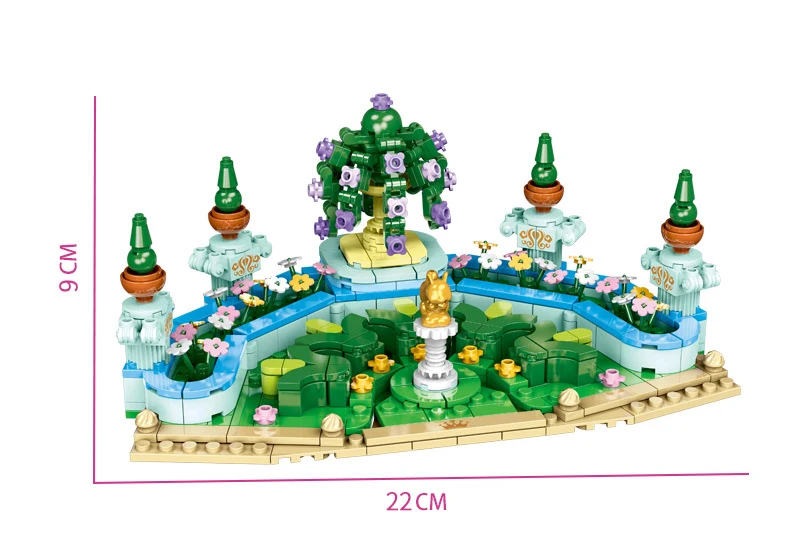 Сказочная история сцена Королевский сад MOC строительные блоки prince фигурки