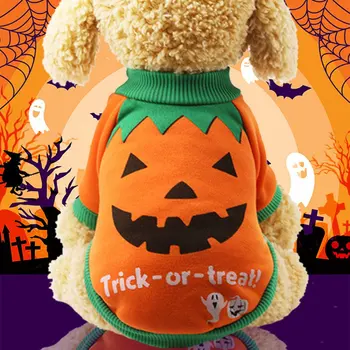 

Halloween Funny Two-legged Pet Clothes Pumpkin L