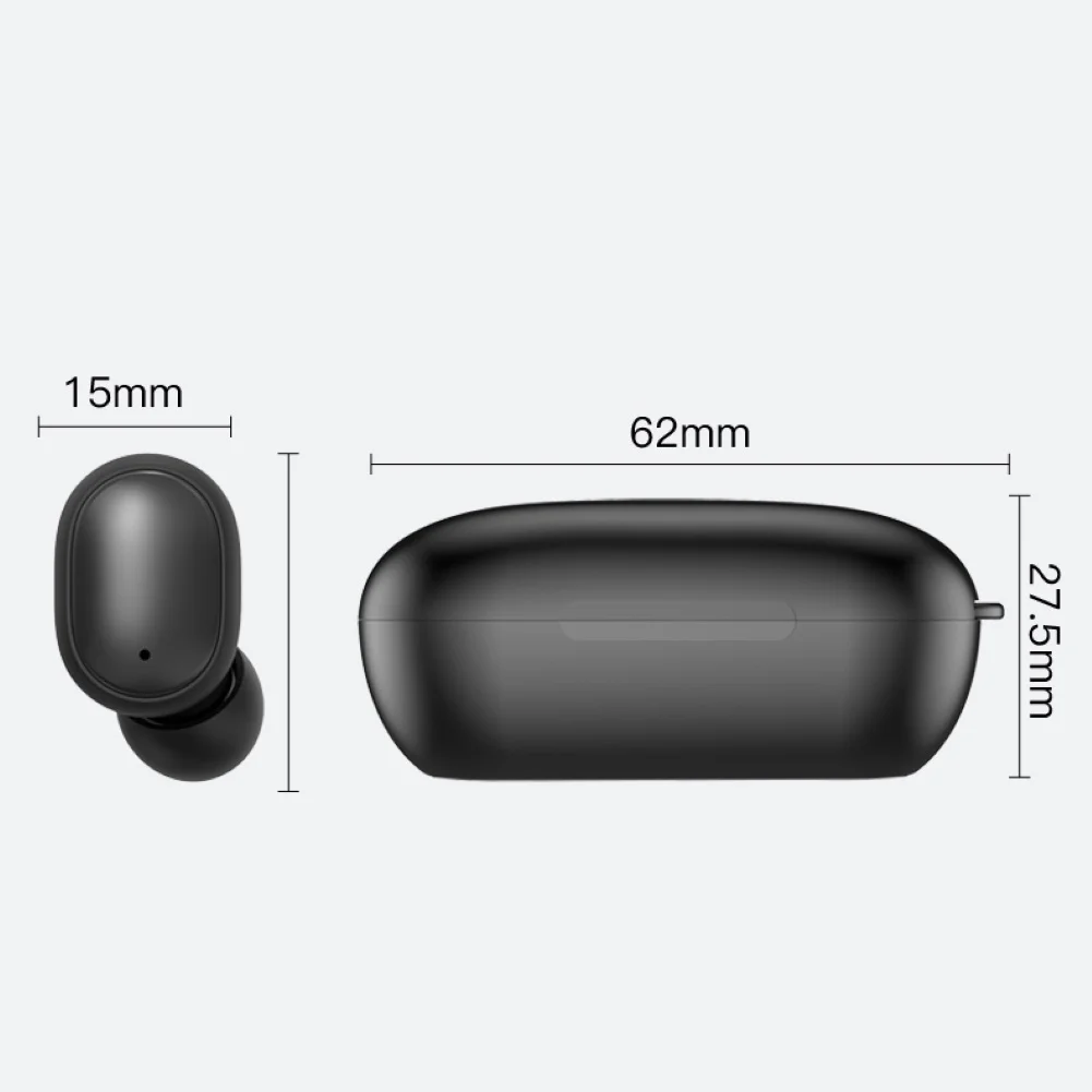 H6 TWS Sports Stereo Wireless Headset In ear Noise Canceling Bluetooth 5 0 with LED Display Charging Box